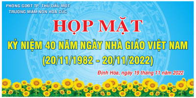 Họp mặt kỷ niệm 40 năm ngày Nhà giáo Việt Nam