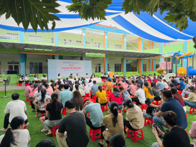 Trường Mầm Non Hoa Cúc tổ chức họp cha mẹ trẻ đầu năm học 2025-2026