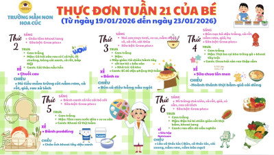 Thực đơn tuần 21
