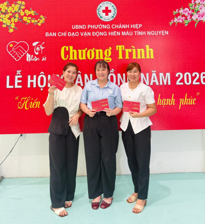 Trường mầm non Hoa Cúc hưởng ứng “ Ngày hội hiến máu tình nguyện” - “ Trao giọt máu- gửi yêu thương”