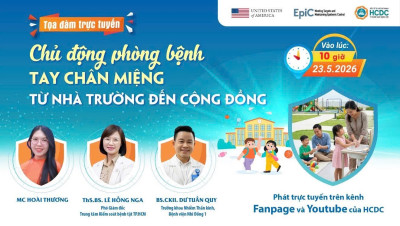 Tọa đàm trực tuyến: Chủ động phòng bệnh tay chân miệng từ nhà trường đến cộng đồng