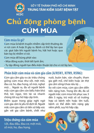 Phòng chống bệnh cúm mùa