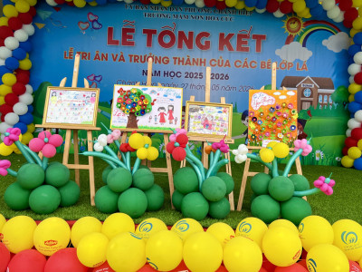 Lễ tri ân và trưởng thành của các bé lớp lá