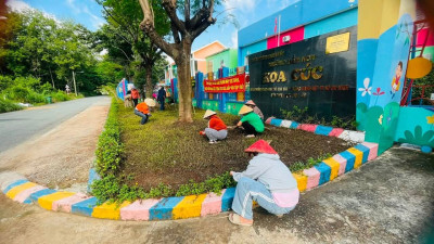 Chung tay chỉnh trang trường lớp sẵn sàng chào đón năm học mới 2026-2027