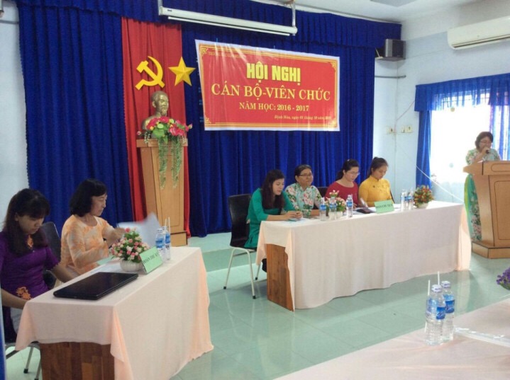 HỘI NGHỊ CÁN BỘ CÔNG CHỨC NĂM HỌC 2016 - 2017