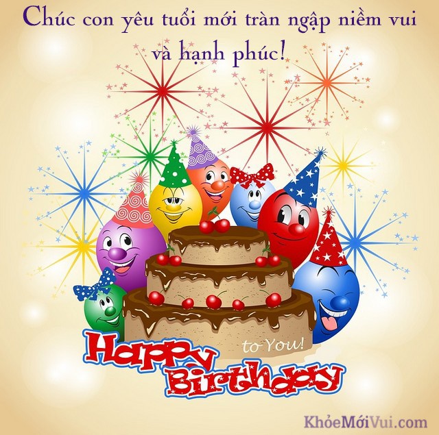 Mừng bé lên 4