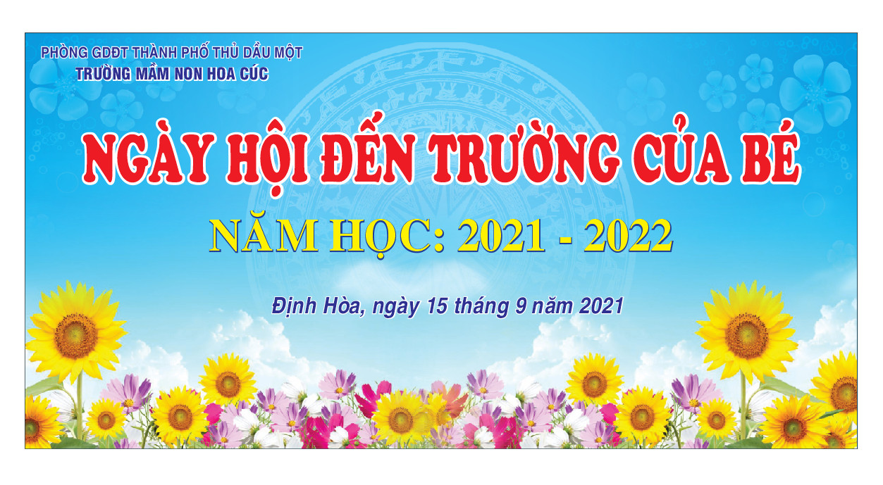 TRƯỜNG MẦM NON HOA CÚC TỔ CHỨC NGÀY HỘI ĐẾN TRƯỜNG CHÀO NĂM HỌC MỚI