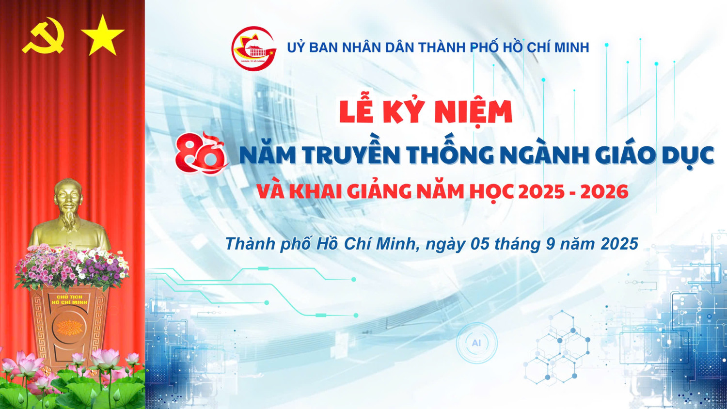 Lễ kỷ niệm 80 năm truyền thống ngành giáo dục và khai giảng năm học 2025-2026