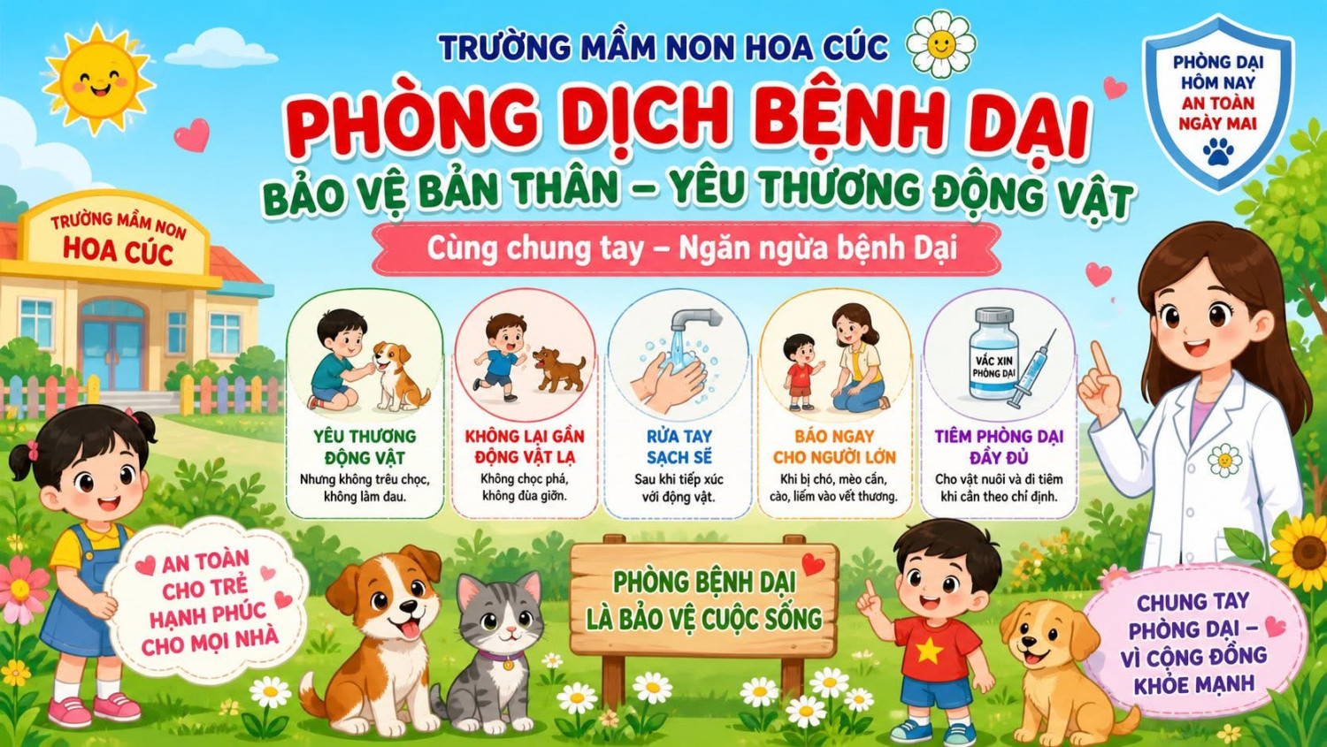 Tuyên truyền phòng ngừa bệnh dại